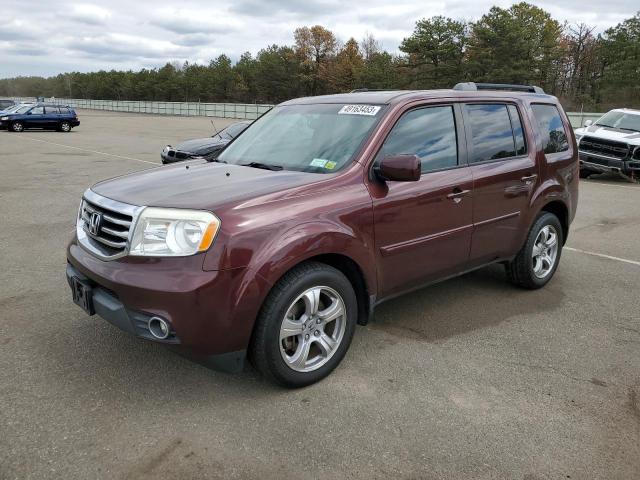 HONDA PILOT EXL 2013 with VIN 5FNYF4H52DB056375 - Photo from auction