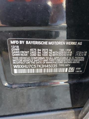Photo 14 from auction – 2019 BMW X1 SDRIVE2 with VIN WBXHU7C57K3H45035