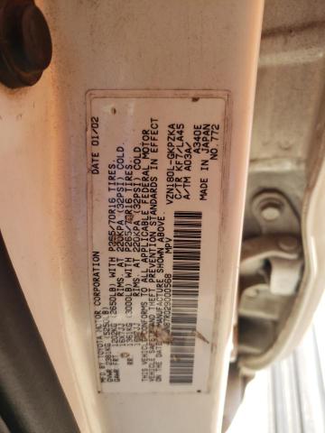 Photo 14 from auction – 2002 TOYOTA 4RUNNER LI with VIN JT3GN87R029000568