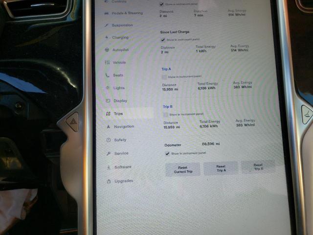 Photo 9 from auction – 2017 TESLA MODEL X with VIN 5YJXCBE20HF040331
