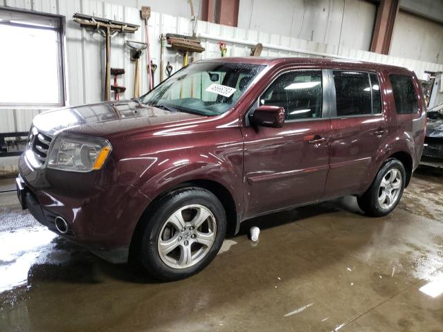 HONDA PILOT EXL 2012 with VIN 5FNYF4H5XCB078347 - Photo from auction