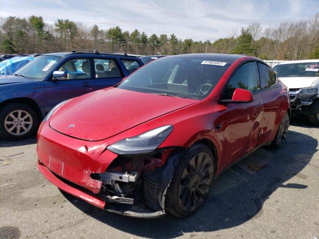 TESLA MODEL Y 2021 with VIN 5YJYGDEF5MF194986 - Photo from auction