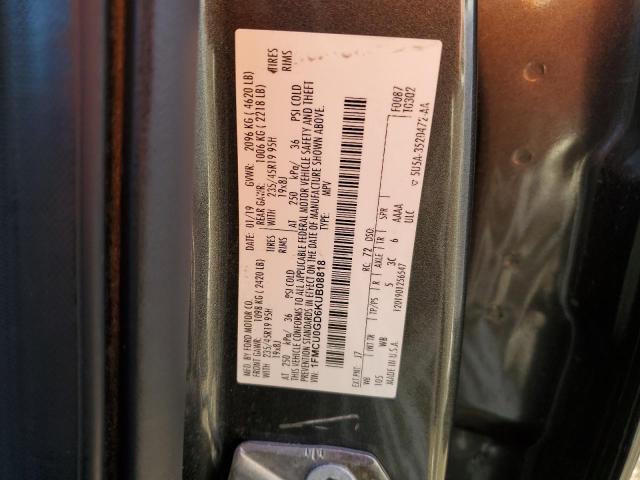 Photo 14 from auction – 2019 FORD ESCAPE SE with VIN 1FMCU0GD6KUB08818