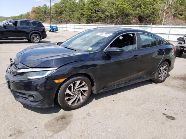 HONDA CIVIC EX 2018 with VIN 19XFC2F74JE200454 - Photo from auction