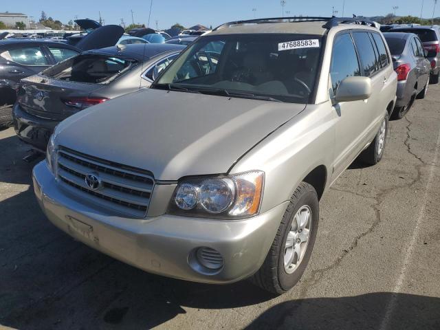 TOYOTA HIGHLANDER 2001 with VIN JTEGD21A510018285 - Photo from auction