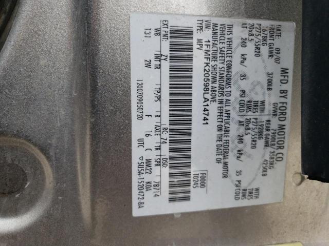 Photo 14 from auction – 2008 FORD EXPEDITION with VIN 1FMFK20598LA14741