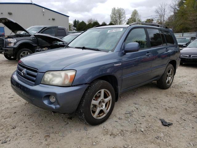 TOYOTA HIGHLANDER 2005 with VIN JTEEP21AX50069611 - Photo from auction