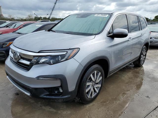 HONDA PILOT EXL 2022 with VIN 5FNYF5H55NB014824 - Photo from auction