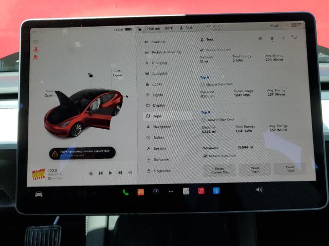 Photo 9 from auction – 2021 TESLA MODEL 3 with VIN 5YJ3E1EA3MF995175