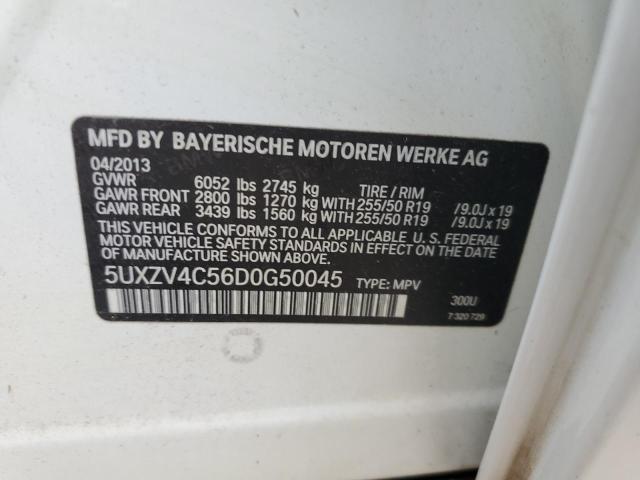 Photo 14 from auction – 2013 BMW X5 XDRIVE3 with VIN 5UXZV4C56D0G50045