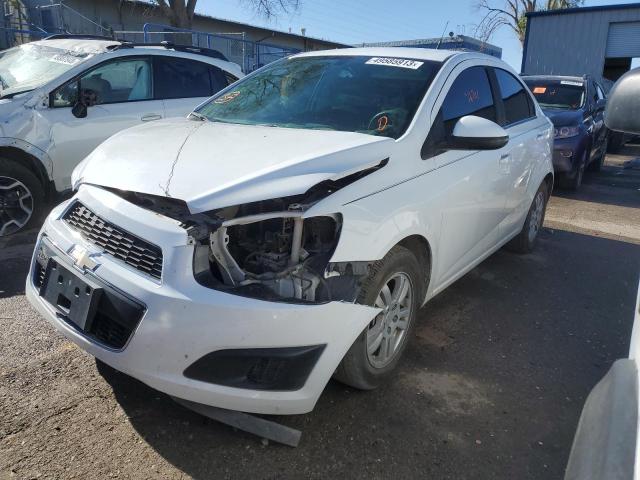 CHEVROLET SONIC LT 2014 with VIN 1G1JC5SHXE4135216 - Photo from auction