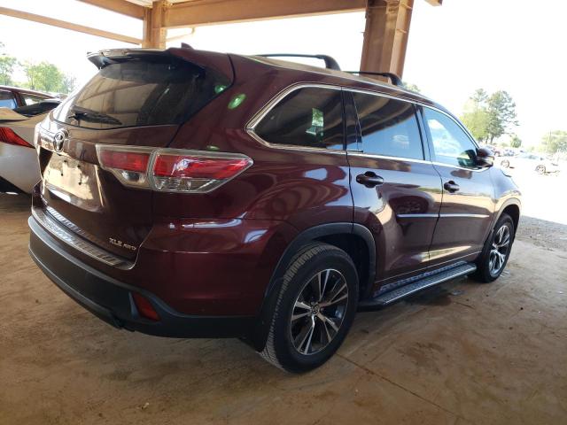 Photo 3 from auction – 2016 TOYOTA HIGHLANDER with VIN 5TDJKRFHXGS311605