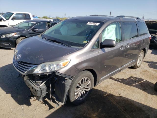 TOYOTA SIENNA XLE 2015 with VIN 5TDYK3DC3FS579249 - Photo from auction