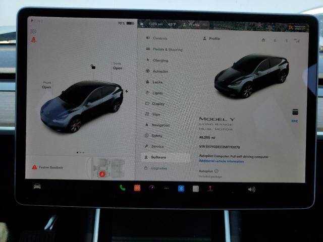 صورة رقم 9 من المزاد - 2021 TESLA MODEL Y مع VIN 5YJYGDEE2MF110078
