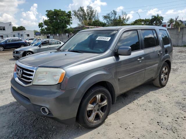 HONDA PILOT EXL 2013 with VIN 5FNYF3H52DB040039 - Photo from auction