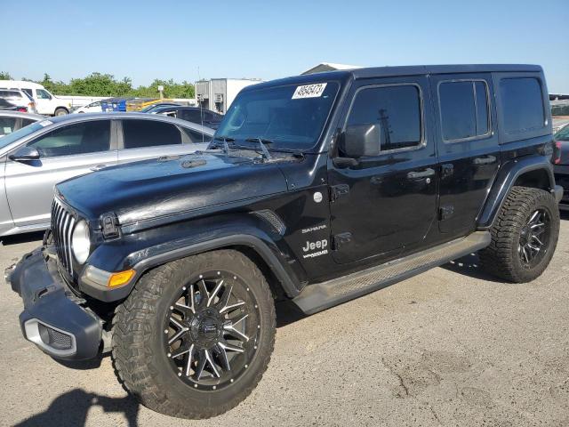 JEEP WRANGLER U 2018 with VIN 1C4HJXEG6JW193977 - Photo from auction