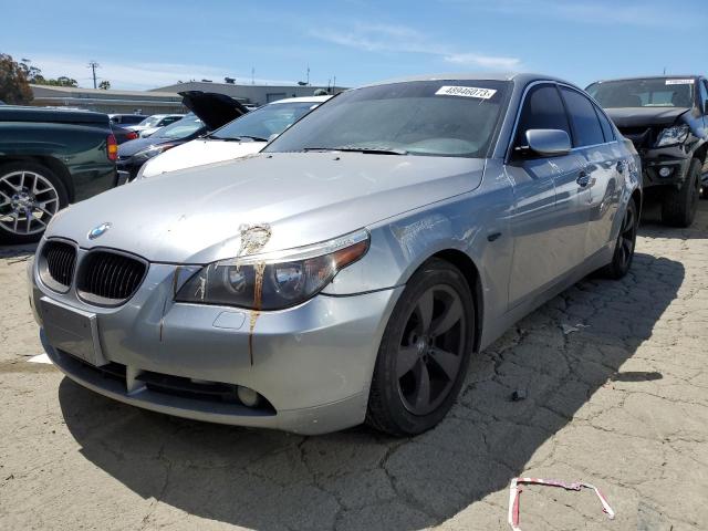 BMW 525 I 2007 with VIN WBANE53567CW61324 - Photo from auction