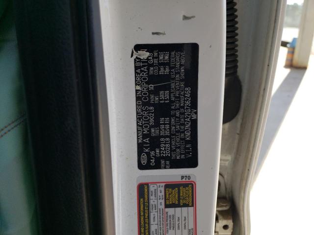 Photo 14 from auction – 2016 KIA SOUL with VIN KNDJN2A21G7362468