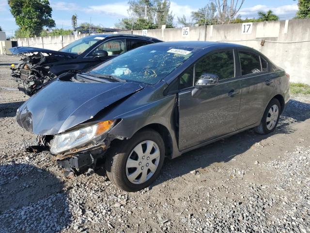 HONDA CIVIC LX 2013 with VIN 19XFB2F53DE096481 - Photo from auction