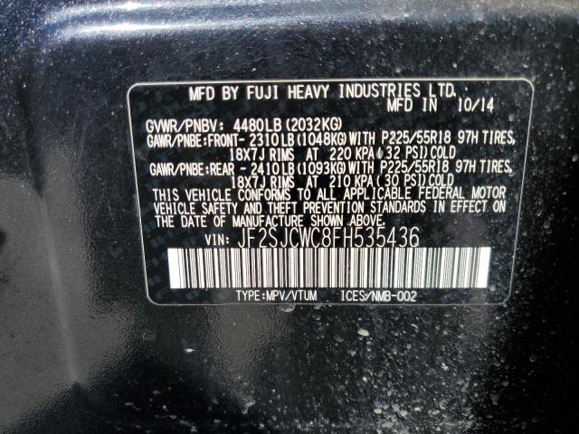 Photo 14 from auction – 2015 SUBARU FORESTER 2 with VIN JF2SJCWC8FH535436