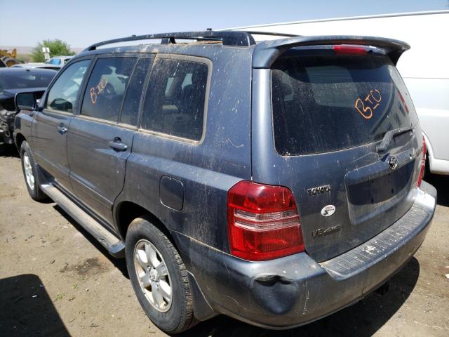 Photo 2 from auction – 2002 TOYOTA HIGHLANDER with VIN JTEHF21A320089386