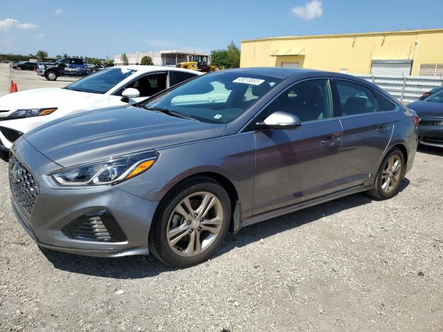 HYUNDAI SONATA LIM 2019 with VIN 5NPE34AF3KH754104 - Photo from auction