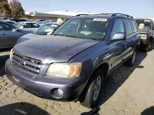 TOYOTA HIGHLANDER 2007 with VIN JTEGD21A670161996 - Photo from auction
