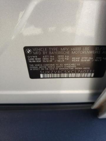Photo 14 from auction – 2012 BMW X5 XDRIVE3 with VIN 5UXZV4C5XCL760333