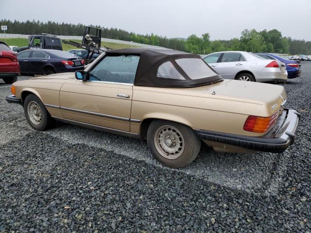 Photo 2 from auction – 1982 MERCEDES-BENZ 380-CLASS with VIN WDBBA45A7CB015214