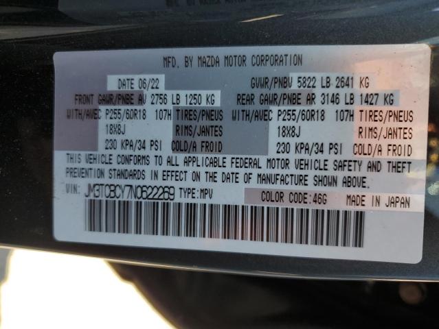 Photo 14 from auction – 2022 MAZDA CX-9 TOURI with VIN JM3TCBCY7N0622269