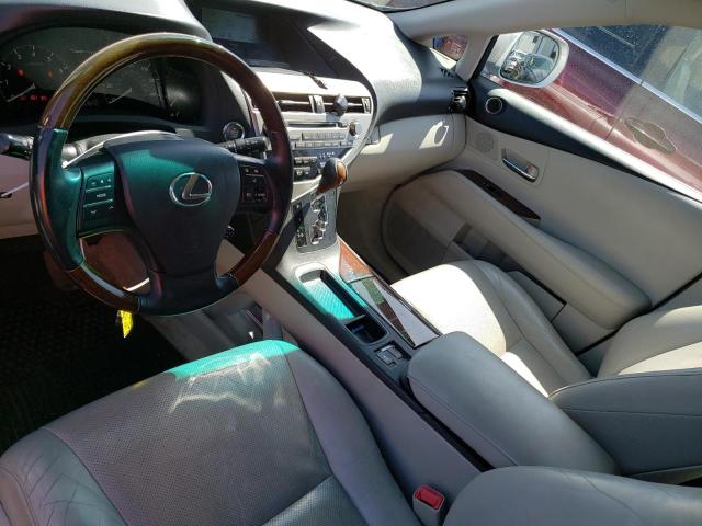 Photo 8 from auction – 2010 LEXUS RX 350 with VIN JTJZK1BA9A2406004