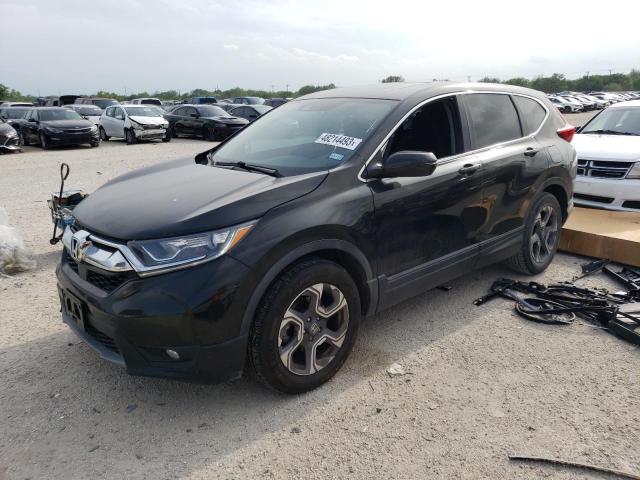 HONDA CR-V EX 2018 with VIN 7FARW1H50JE031851 - Photo from auction