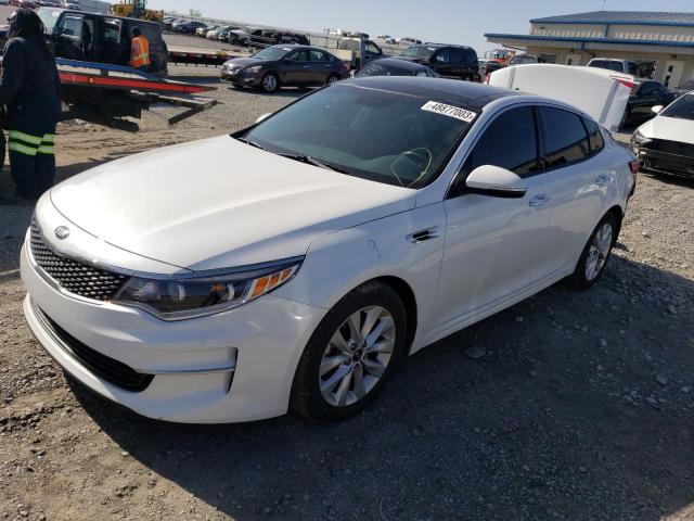 KIA OPTIMA EX 2017 with VIN 5XXGU4L33HG175952 - Photo from auction