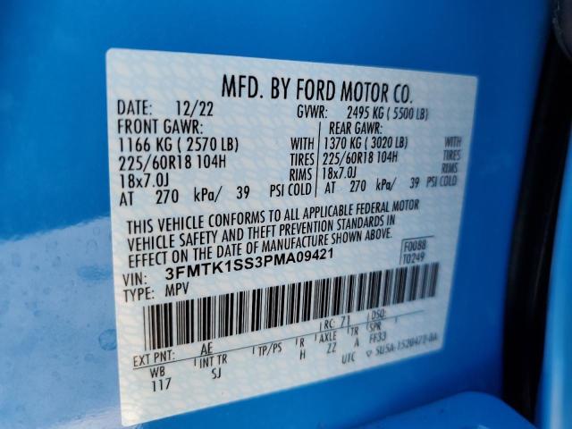 Photo 14 from auction – 2023 FORD MUSTANG MA with VIN 3FMTK1SS3PMA09421