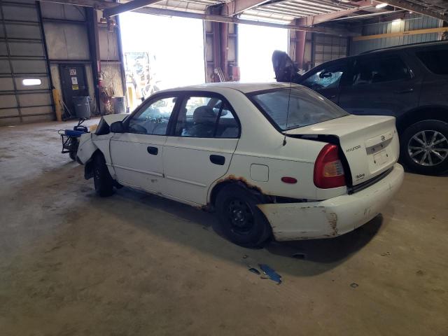 Photo 2 from auction – 2001 HYUNDAI ACCENT GL with VIN KMHCG45C11U211510