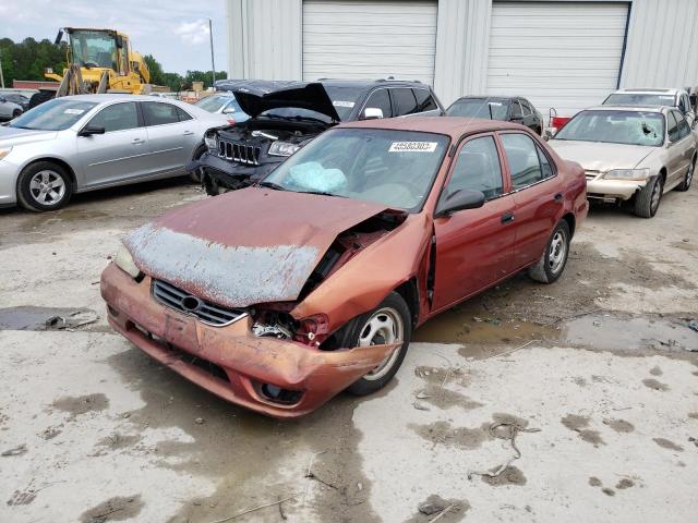 TOYOTA COROLLA CE 2002 with VIN 1NXBR12E82Z641983 - Photo from auction