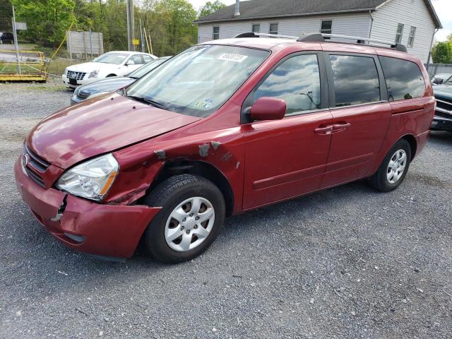 KIA SEDONA EX 2007 with VIN KNDMB233276110634 - Photo from auction
