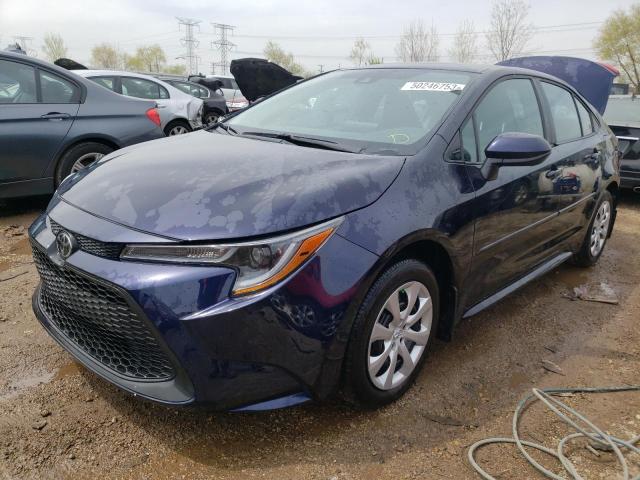 TOYOTA COROLLA LE 2022 with VIN 5YFEPMAE2NP355493 - Photo from auction