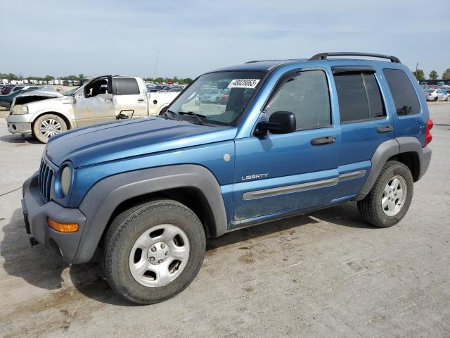 JEEP LIBERTY SP 2004 with VIN 1J4GL48K54W141808 - Photo from auction