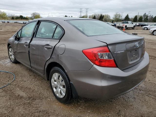 Photo 2 from auction – 2012 HONDA CIVIC LX with VIN 19XFB2F58CE099245