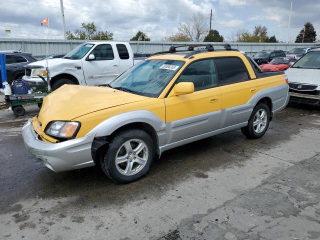 SUBARU BAJA 2003 with VIN 4S4BT61C437103621 - Photo from auction