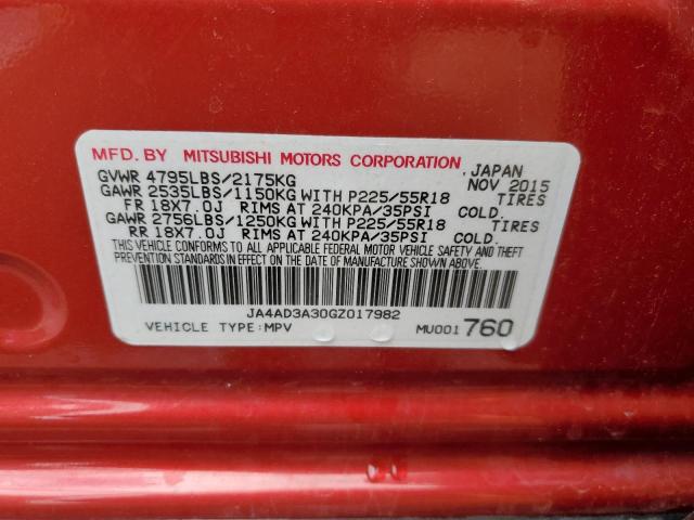 Photo 14 from auction – 2016 MITSUBISHI OUTLANDER with VIN JA4AD3A30GZ017982