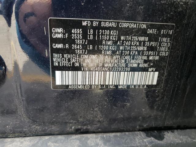 Photo 14 from auction – 2018 SUBARU OUTBACK 2. with VIN 4S4BSANC1J3293298