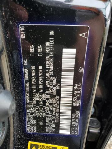 Photo 14 from auction – 2016 TOYOTA HIGHLANDER with VIN 5TDKKRFH9GS157537