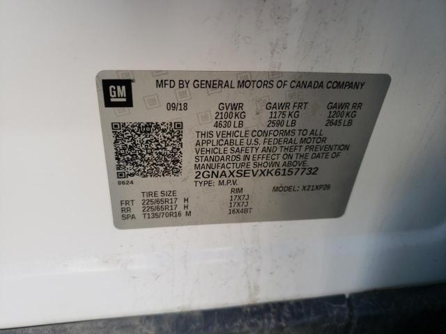 Photo 14 from auction – 2019 CHEVROLET EQUINOX LS with VIN 2GNAXSEVXK6157732