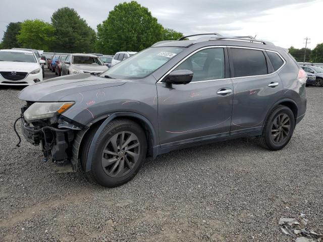 NISSAN ROGUE S 2016 with VIN 5N1AT2MT0GC833085 - Photo from auction