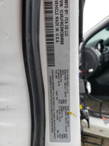 Photo 14 from auction – 2021 JEEP GRAND CHER with VIN 1C4RJFBG3MC664668