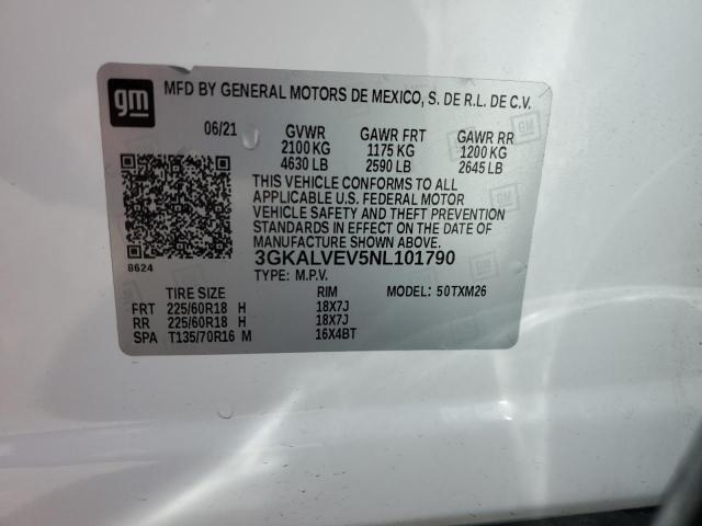 Photo 14 from auction – 2022 GMC TERRAIN SL with VIN 3GKALVEV5NL101790