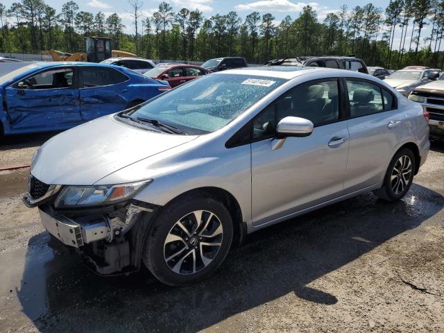 HONDA CIVIC EX 2015 with VIN 19XFB2F8XFE006885 - Photo from auction