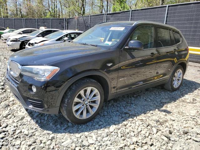 BMW X3 XDRIVE2 2015 with VIN 5UXWX9C50F0D61238 - Photo from auction